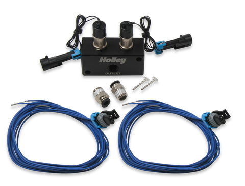 Holley EFI High Flow Dual Solenoid Boost Control Kit
