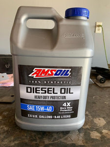 Heavy-Duty Synthetic Diesel Oil 15W-40 (2.5 Gallon)
